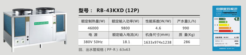 型号：RB-43KXD（12P）