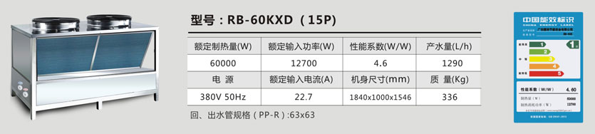 型号：RB-60KXD（15P）
