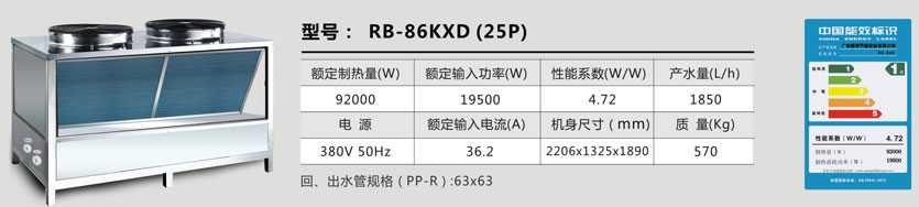 型号：RB-86KXD（25P）